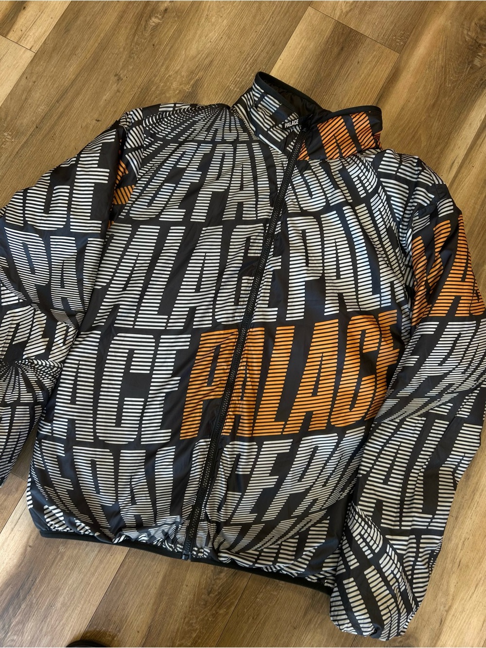 Palace Planet Reversible Jacket in Black/Multicolored